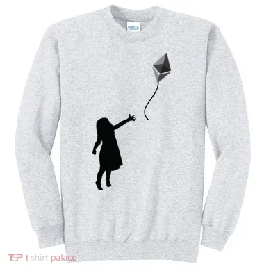 ETH Balloon Ethereum Crypto Sweatshirt
