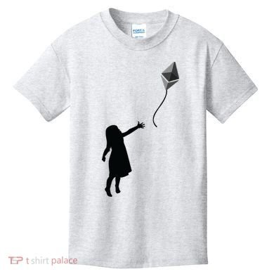 ETH Balloon Ethereum Crypto Kids T-Shirt