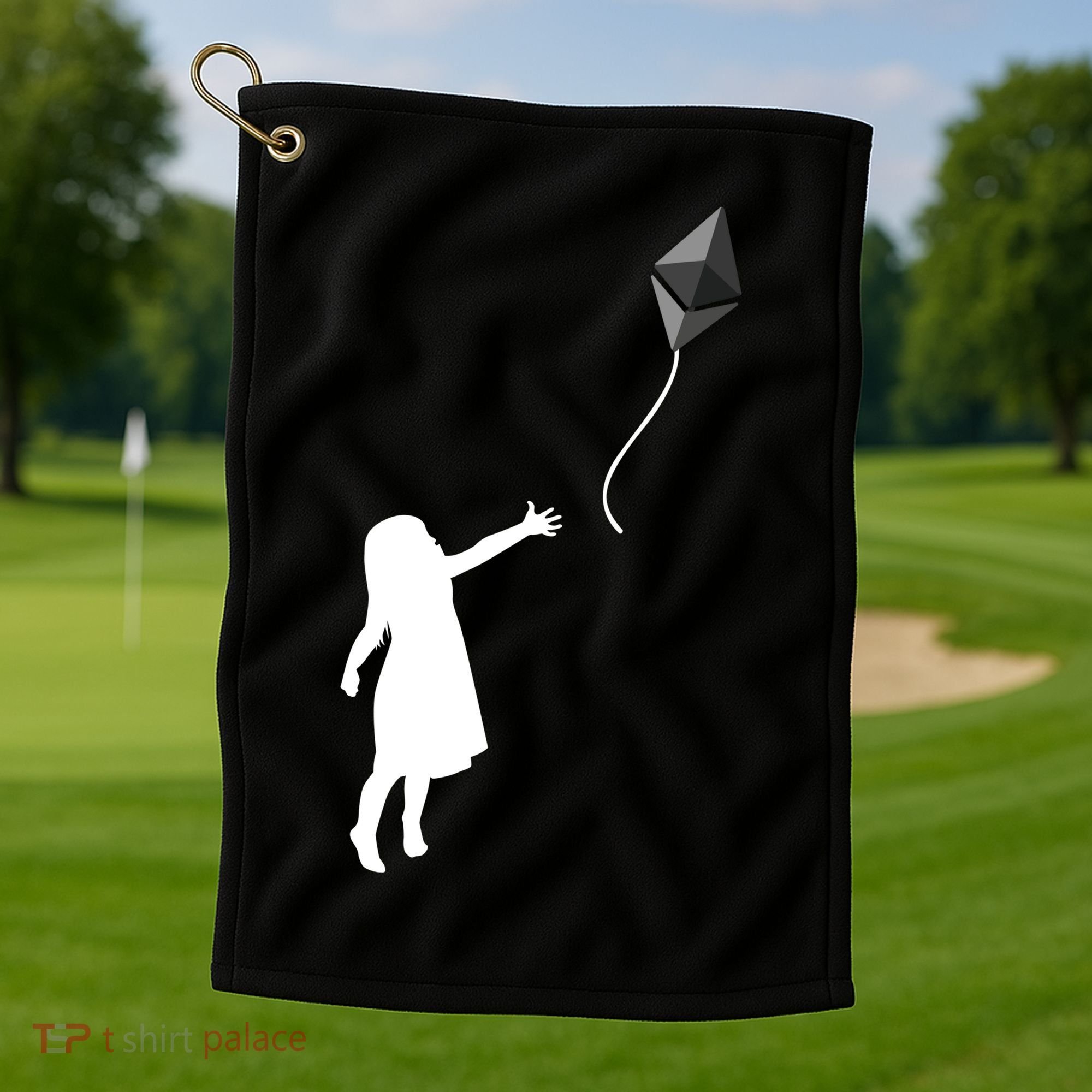 ETH Balloon Ethereum Crypto Golf Towel