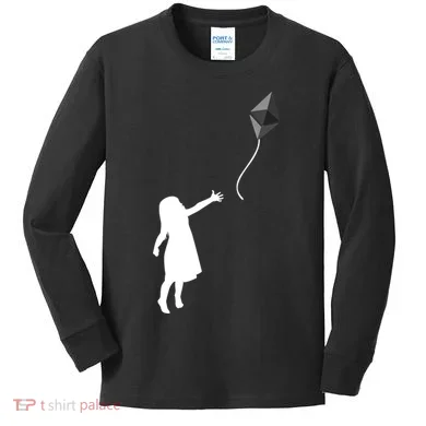 ETH Balloon Ethereum Crypto Kids Long Sleeve Shirt