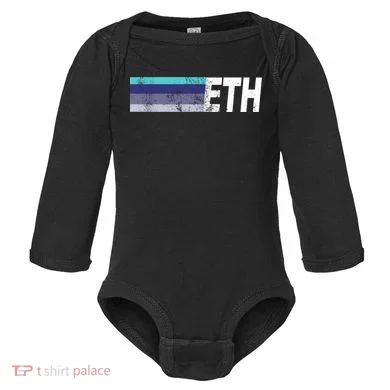 ETH Ethereum Baby Long Sleeve Bodysuit