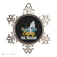 Enjoy The Holiday Summer Beach Palm Hawaiian Ornament thumb 0