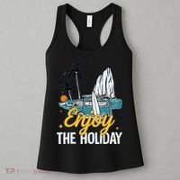 Enjoy The Holiday Summer Beach Palm Hawaiian Women's Tank Top thumb 3