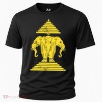 Erawan Three Headed Elephant Kingdom Of Laos Cooling Performance Crew T-Shirt thumb 0