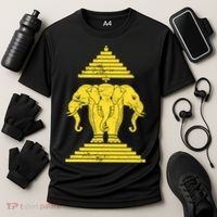 Erawan Three Headed Elephant Kingdom Of Laos Cooling Performance Crew T-Shirt thumb 3