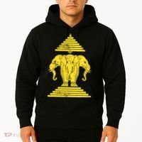Erawan Three Headed Elephant Kingdom Of Laos Hoodie thumb 2