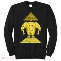 Erawan Three Headed Elephant Kingdom Of Laos Sweatshirt thumb 0
