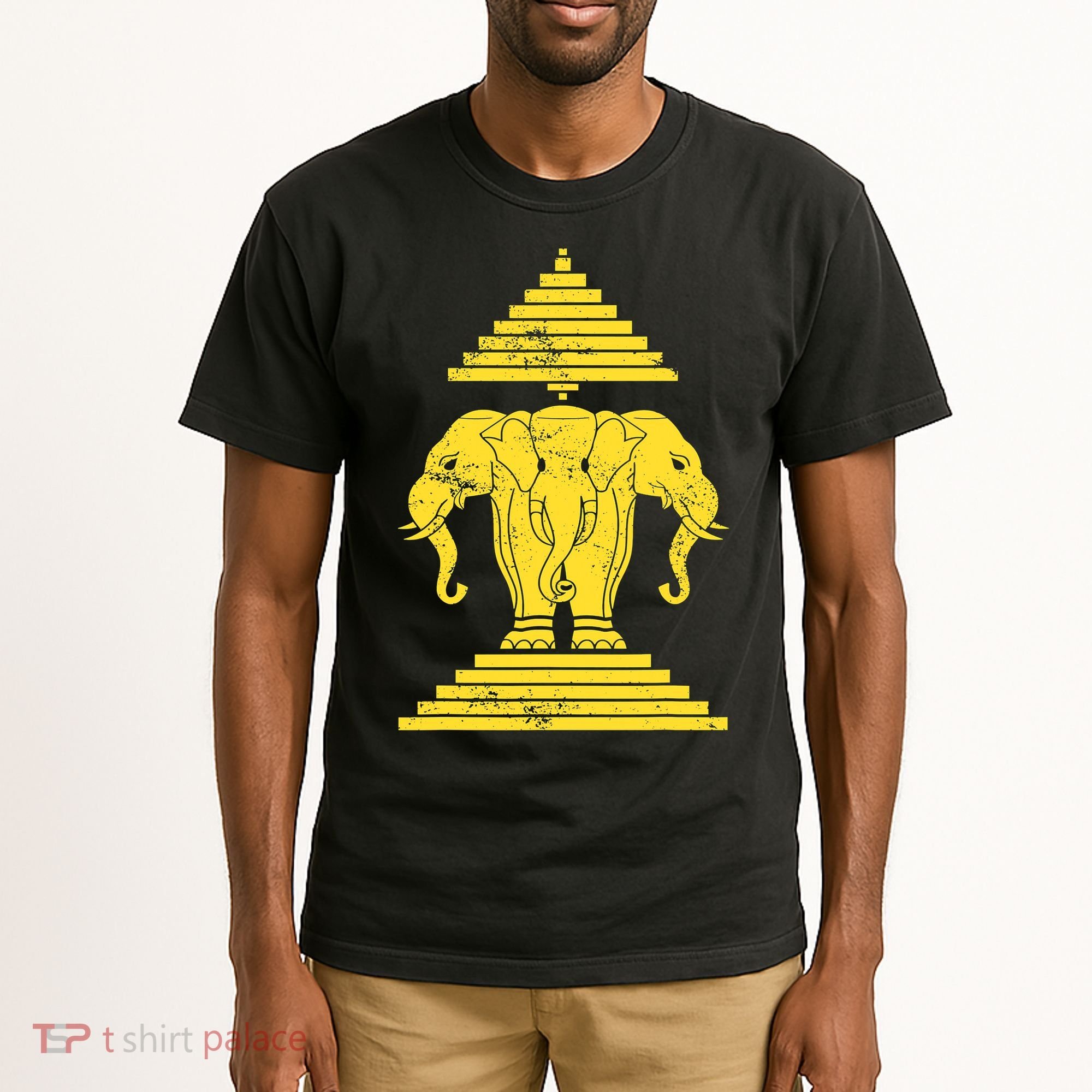 Erawan Three Headed Elephant Kingdom Of Laos Tall T-Shirt