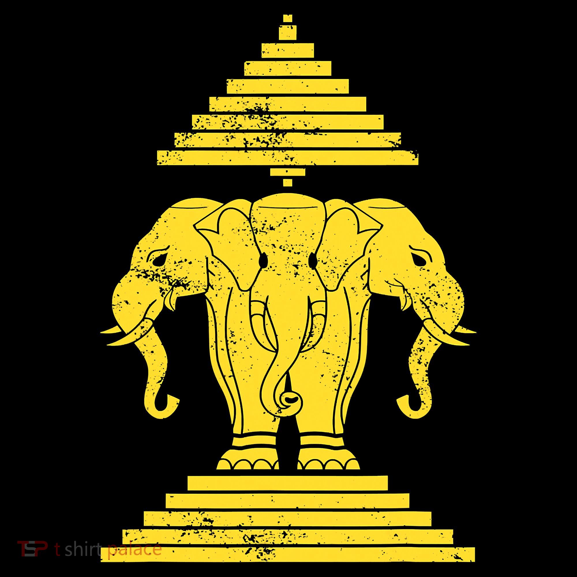 Erawan Three Headed Elephant Kingdom Of Laos Tall T-Shirt