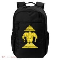 Erawan Three Headed Elephant Kingdom Of Laos Backpack thumb 0