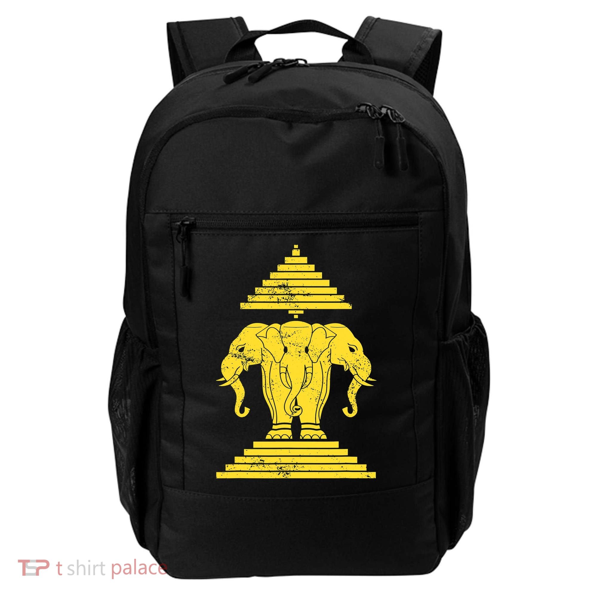 Erawan Three Headed Elephant Kingdom Of Laos Backpack