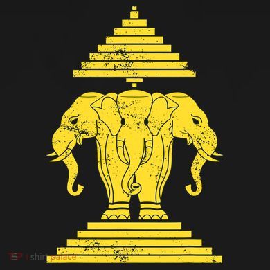 Erawan Three Headed Elephant Kingdom Of Laos Bucket Hat
