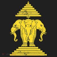 Erawan Three Headed Elephant Kingdom Of Laos Beanie thumb 2