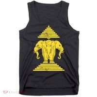 Erawan Three Headed Elephant Kingdom Of Laos Tank Top thumb 0