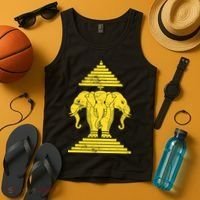 Erawan Three Headed Elephant Kingdom Of Laos Tank Top thumb 4