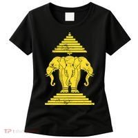 Erawan Three Headed Elephant Kingdom Of Laos Women's T-Shirt thumb 0