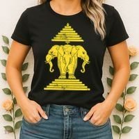 Erawan Three Headed Elephant Kingdom Of Laos Women's T-Shirt thumb 2