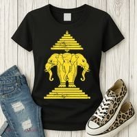 Erawan Three Headed Elephant Kingdom Of Laos Women's T-Shirt thumb 3