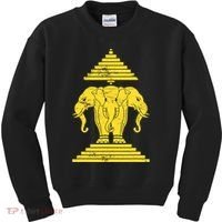 Erawan Three Headed Elephant Kingdom Of Laos Kids Sweatshirt thumb 0