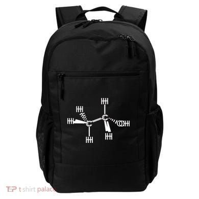 Ethanol Molecole As Seen Drunk Backpack