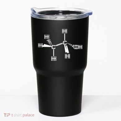 Ethanol Molecole As Seen Drunk Tumbler