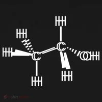 Ethanol Molecole As Seen Drunk Mousepad thumb 1