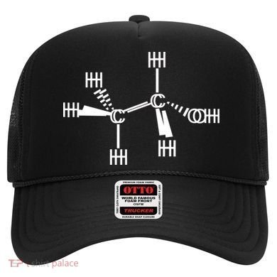 Ethanol Molecole As Seen Drunk Hat