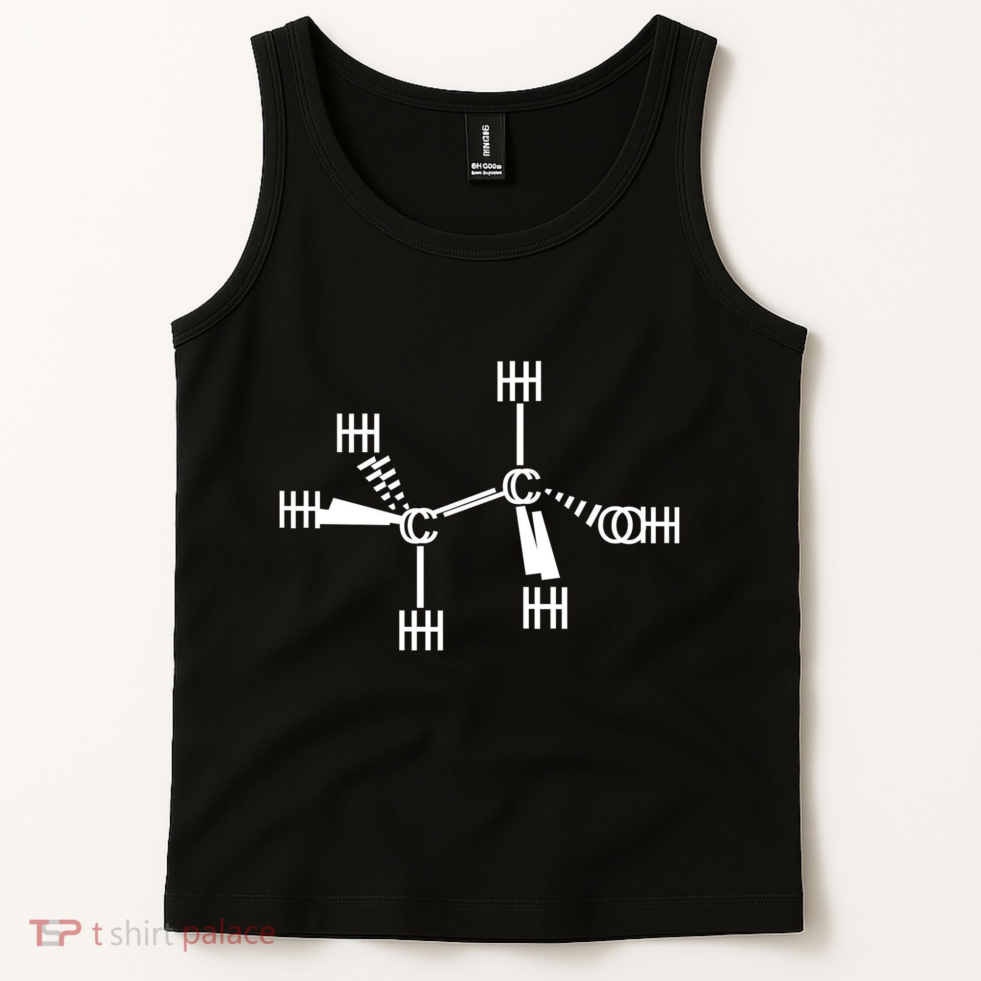 Ethanol Molecole As Seen Drunk Tank Top