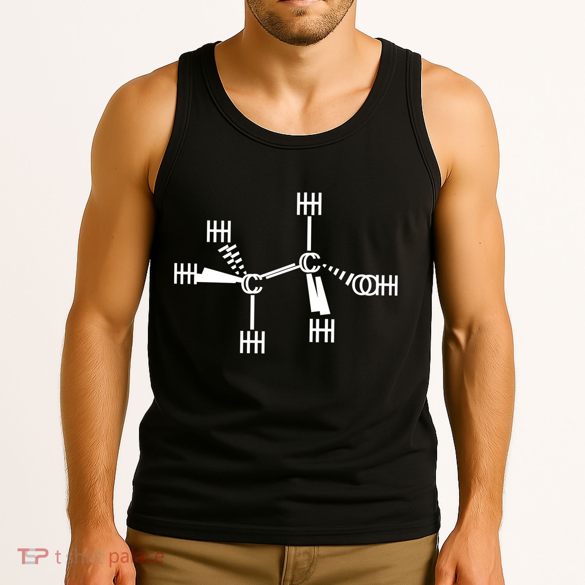 Ethanol Molecole As Seen Drunk Tank Top