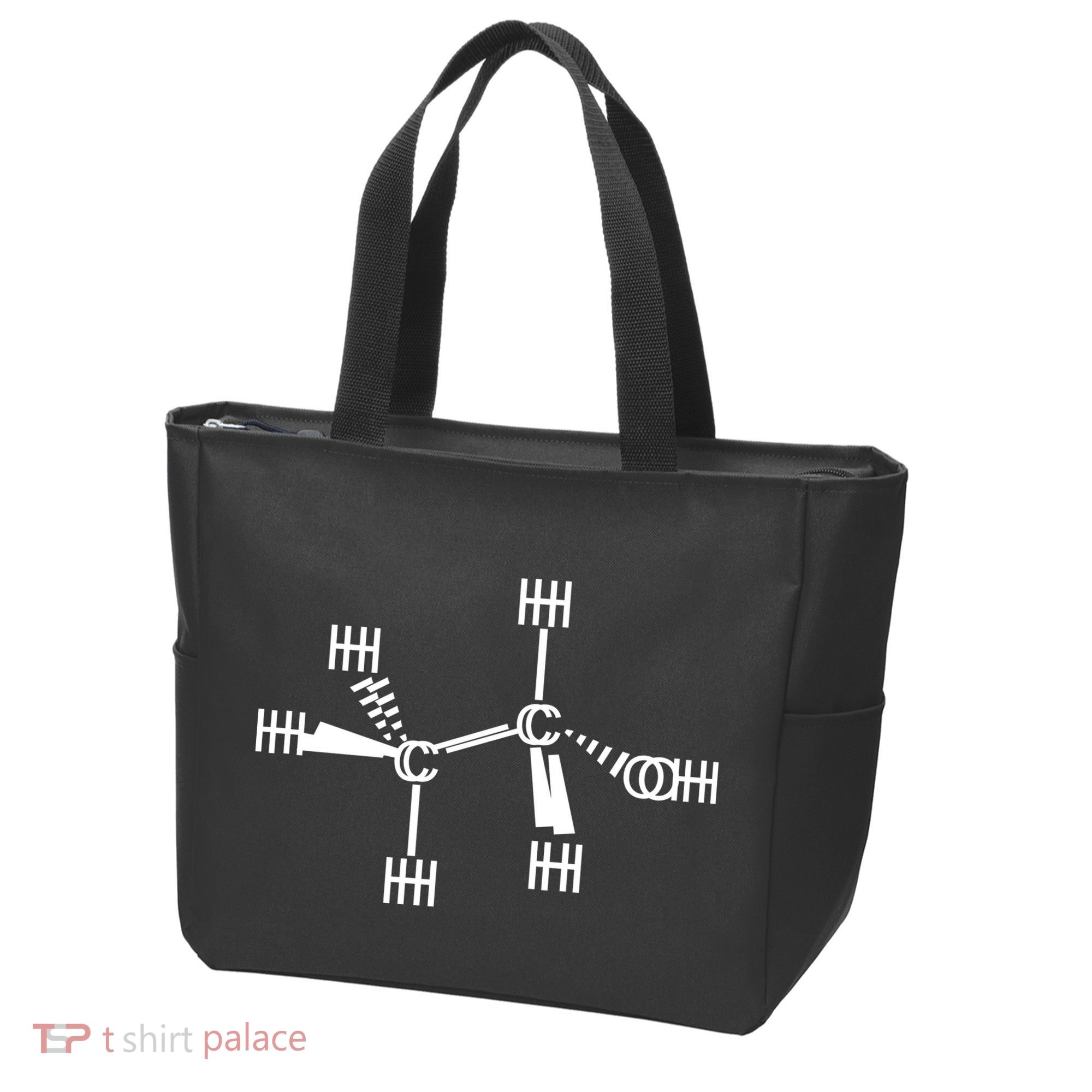 Ethanol Molecole As Seen Drunk Tote Bag