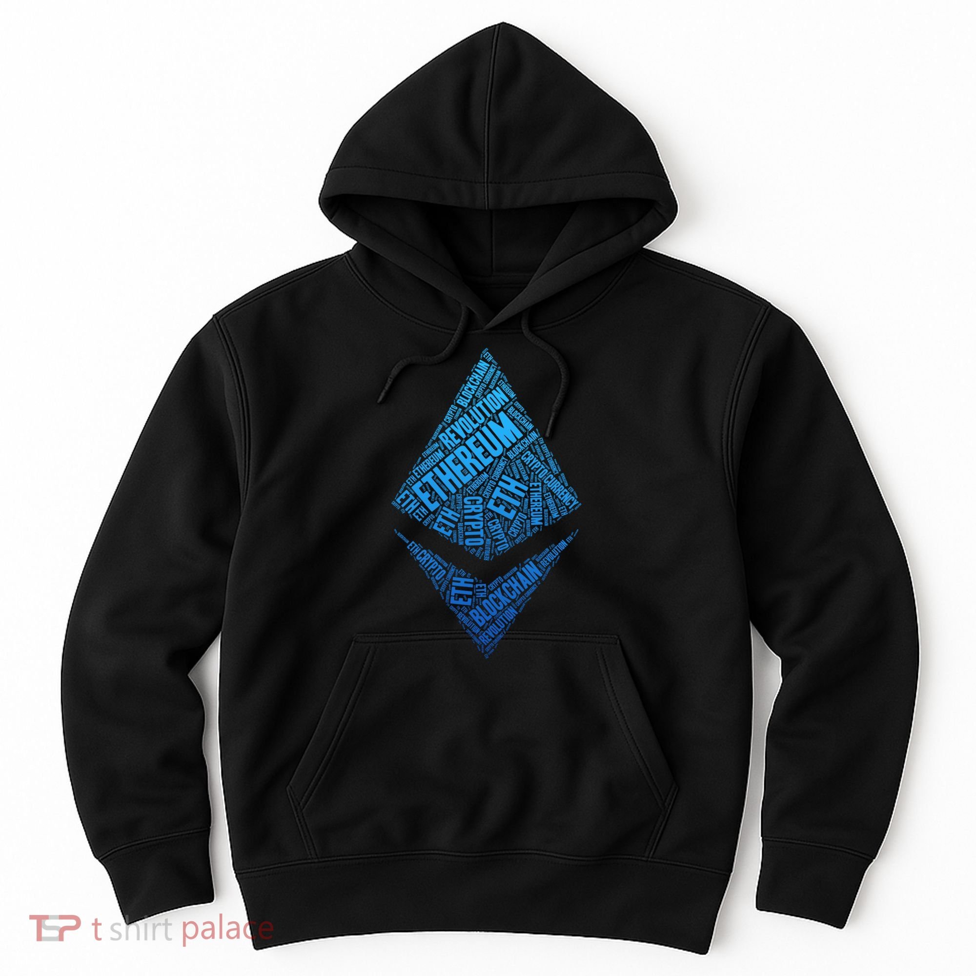Ethereum Block Chain Revolution Crypto World Cloud Hoodie
