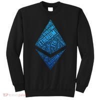 Ethereum Block Chain Revolution Crypto World Cloud Sweatshirt thumb 0