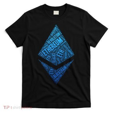 Ethereum Block Chain Revolution Crypto World Cloud T-Shirt