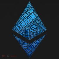 Ethereum Block Chain Revolution Crypto World Cloud Backpack thumb 2