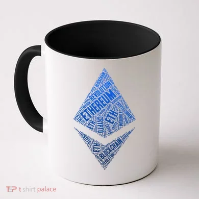 Ethereum Block Chain Revolution Crypto World Cloud Coffee Mug