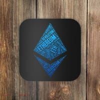 Ethereum Block Chain Revolution Crypto World Cloud Coaster thumb 0