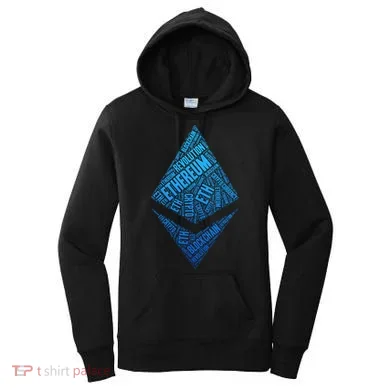 Ethereum Block Chain Revolution Crypto World Cloud Women's Hoodie