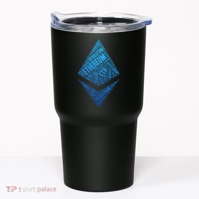 Ethereum Block Chain Revolution Crypto World Cloud Tumbler