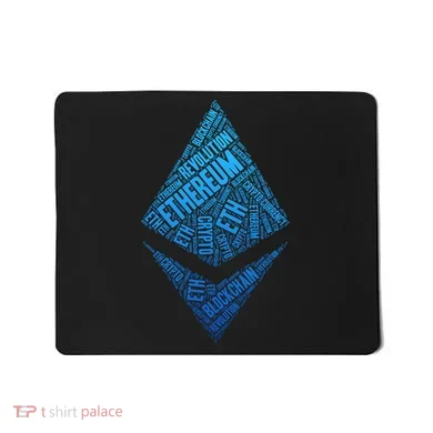 Ethereum Block Chain Revolution Crypto World Cloud Mousepad