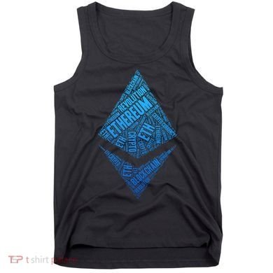 Ethereum Block Chain Revolution Crypto World Cloud Tank Top