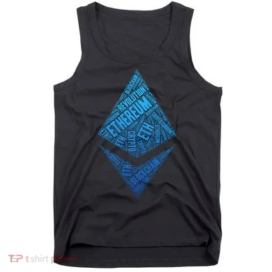 Ethereum Block Chain Revolution Crypto World Cloud Tank Top