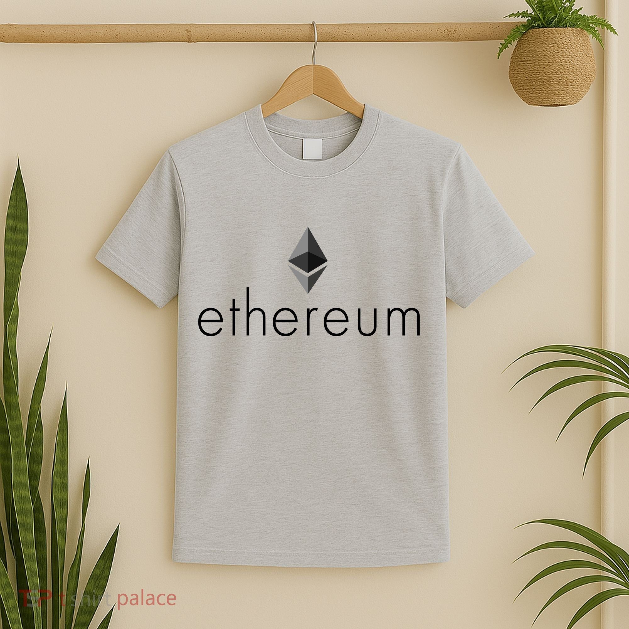 Ethereum Crypto Currency Logo T-Shirt