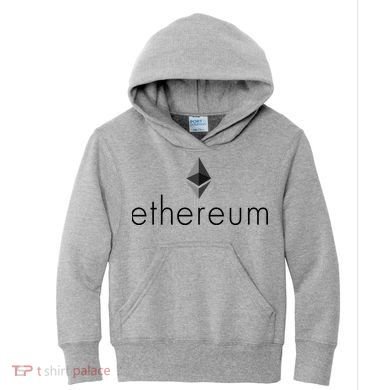 Ethereum Crypto Currency Logo Kids Hoodie