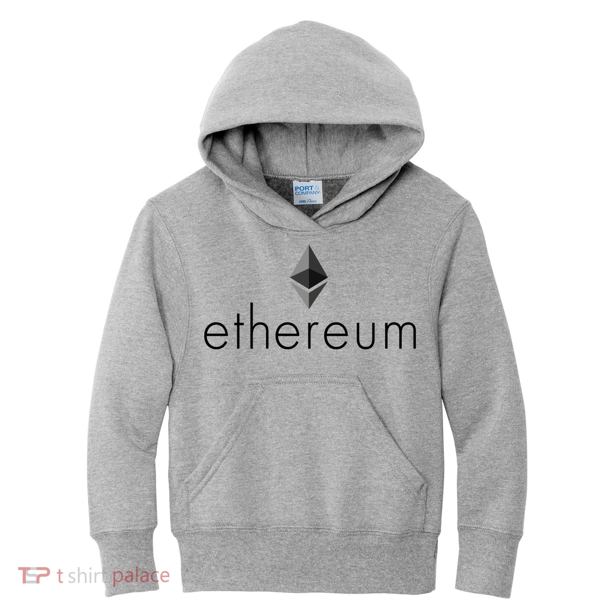 Ethereum Crypto Currency Logo Kids Hoodie