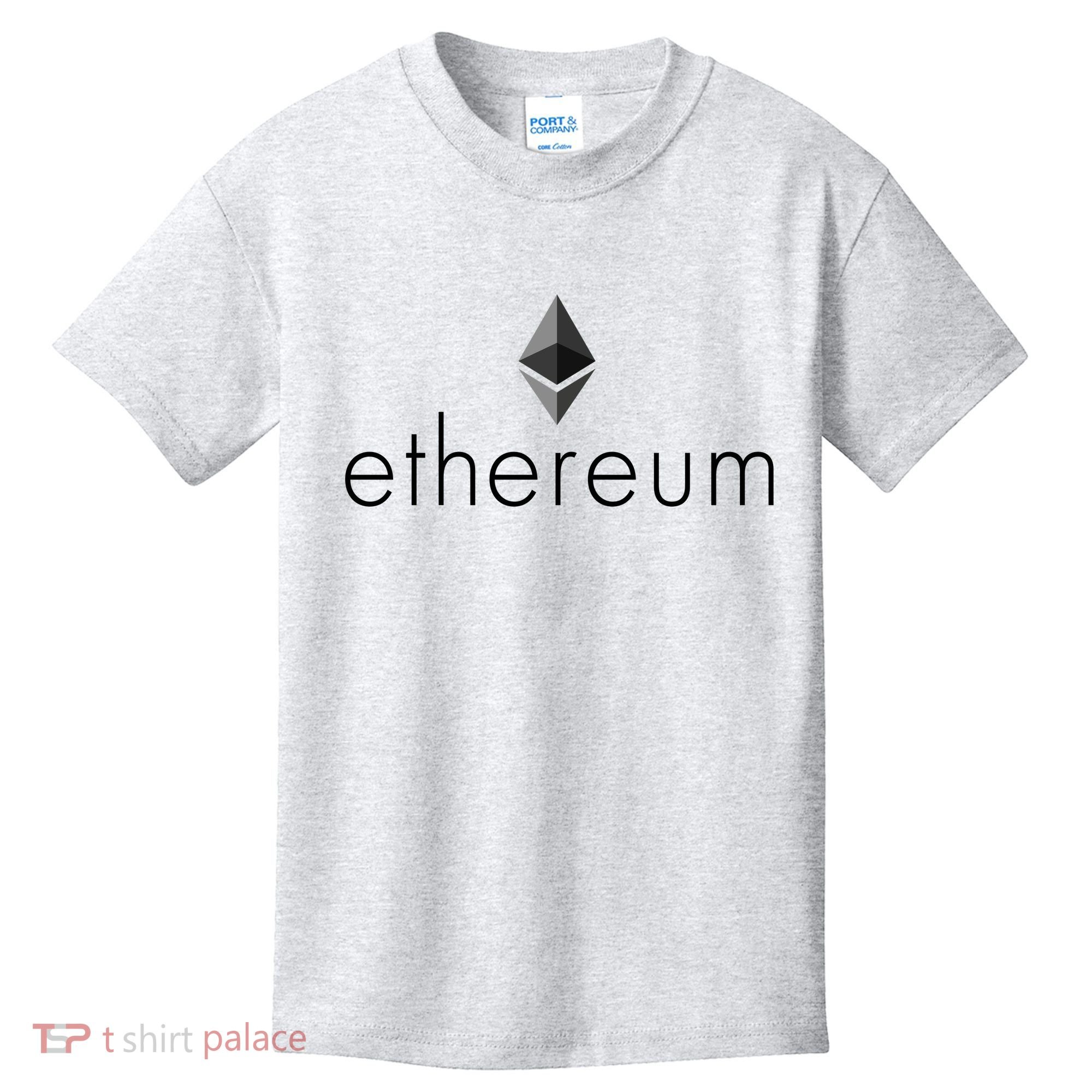 Ethereum Crypto Currency Logo Kids T-Shirt