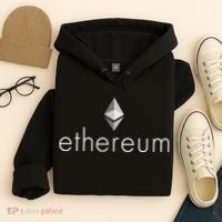 Ethereum Crypto Currency Logo Hoodie thumb 4