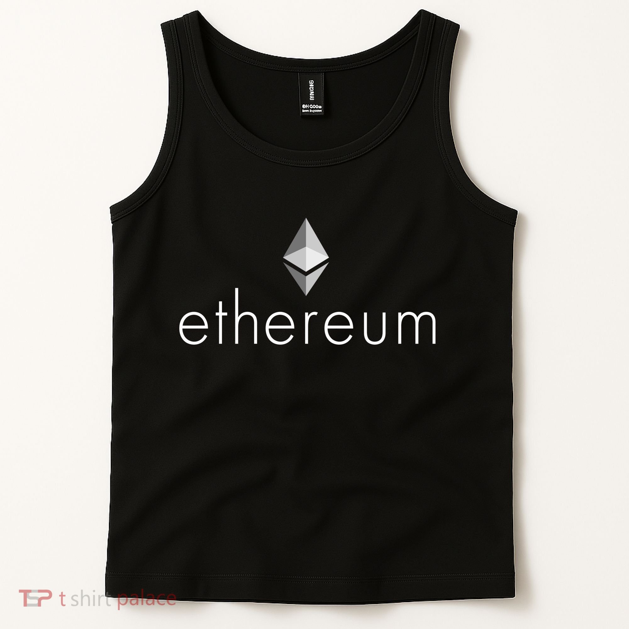 Ethereum Crypto Currency Logo Tank Top