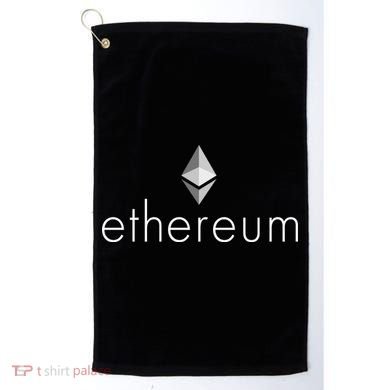 Ethereum Crypto Currency Logo Golf Towel