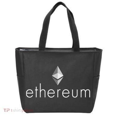 Ethereum Crypto Currency Logo Tote Bag
