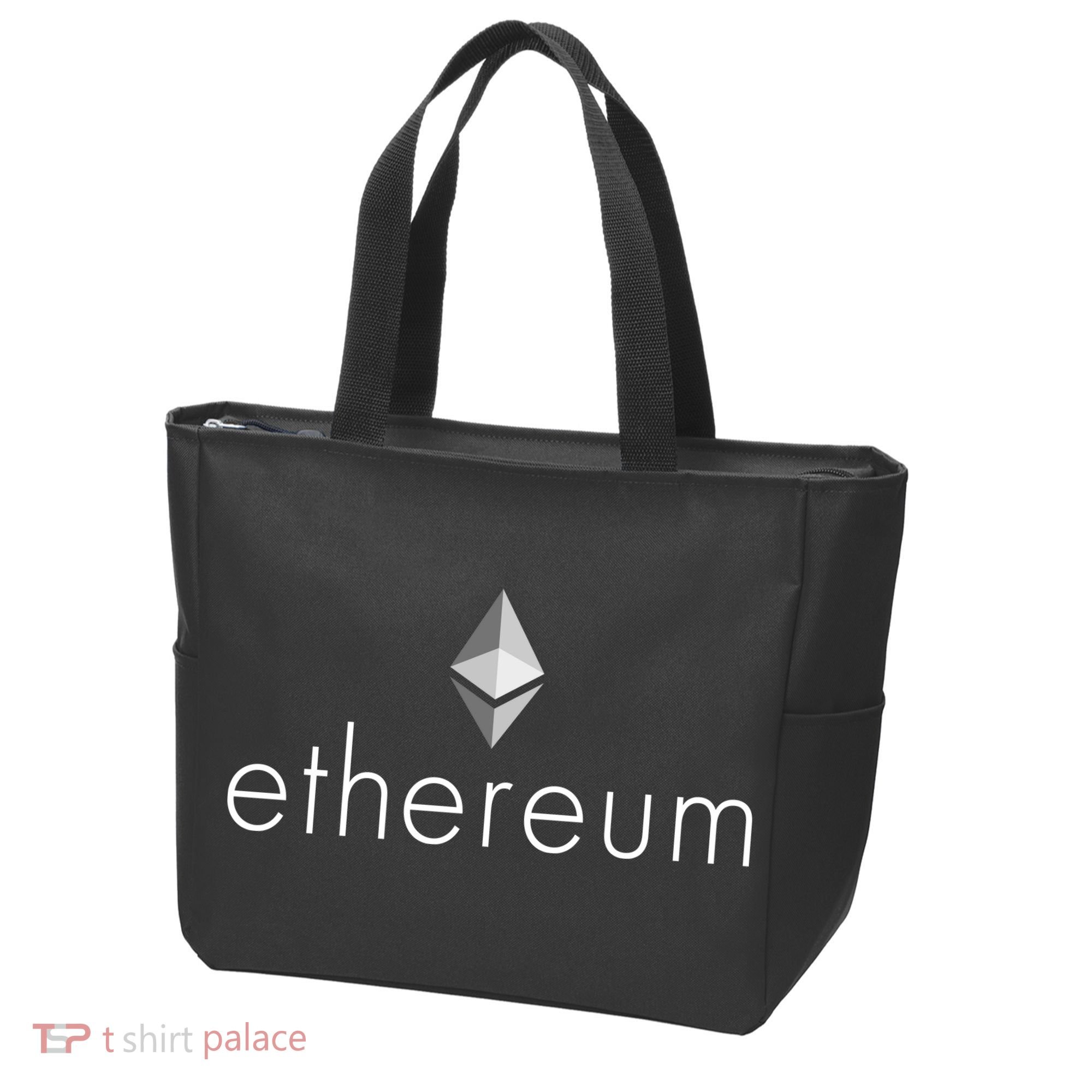 Ethereum Crypto Currency Logo Tote Bag